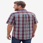 Plaid Wrinkle-Resistant Short Sleeve Button Down image number 1