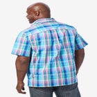 Plaid Wrinkle-Resistant Short Sleeve Button Down image number 2