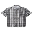 Plaid Wrinkle-Resistant Short Sleeve Button Down image number 4