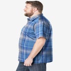 Plaid Wrinkle-Resistant Short Sleeve Button Down image number 2