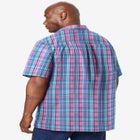 Plaid Wrinkle-Resistant Short Sleeve Button Down image number 2