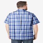 Plaid Wrinkle-Resistant Short Sleeve Button Down image number 3