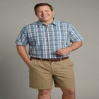 Plaid Wrinkle-Resistant Short Sleeve Button Down image number 0