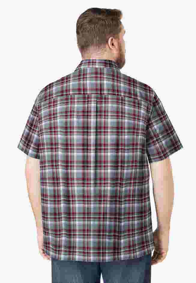 Short-Sleeve Plaid Shirt image number 2