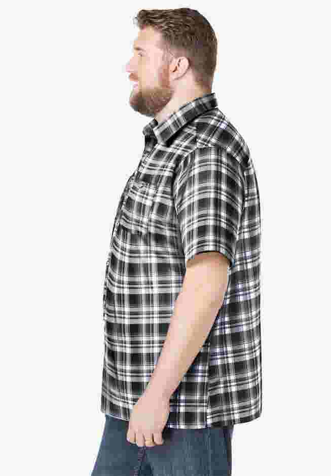 Short-Sleeve Plaid Shirt image number 3