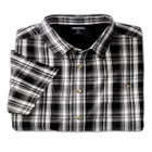 Plaid Wrinkle-Resistant Short Sleeve Button Down image number null