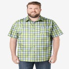 Plaid Wrinkle-Resistant Short Sleeve Button Down image number null