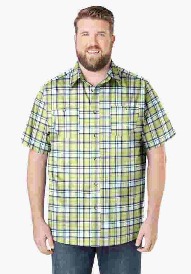 Short-Sleeve Plaid Shirt image number 0
