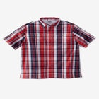 Plaid Wrinkle-Resistant Short Sleeve Button Down image number null