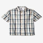 Plaid Wrinkle-Resistant Short Sleeve Button Down image number null