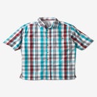 Plaid Wrinkle-Resistant Short Sleeve Button Down image number null