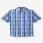 Plaid Wrinkle-Resistant Short Sleeve Button Down image number 0