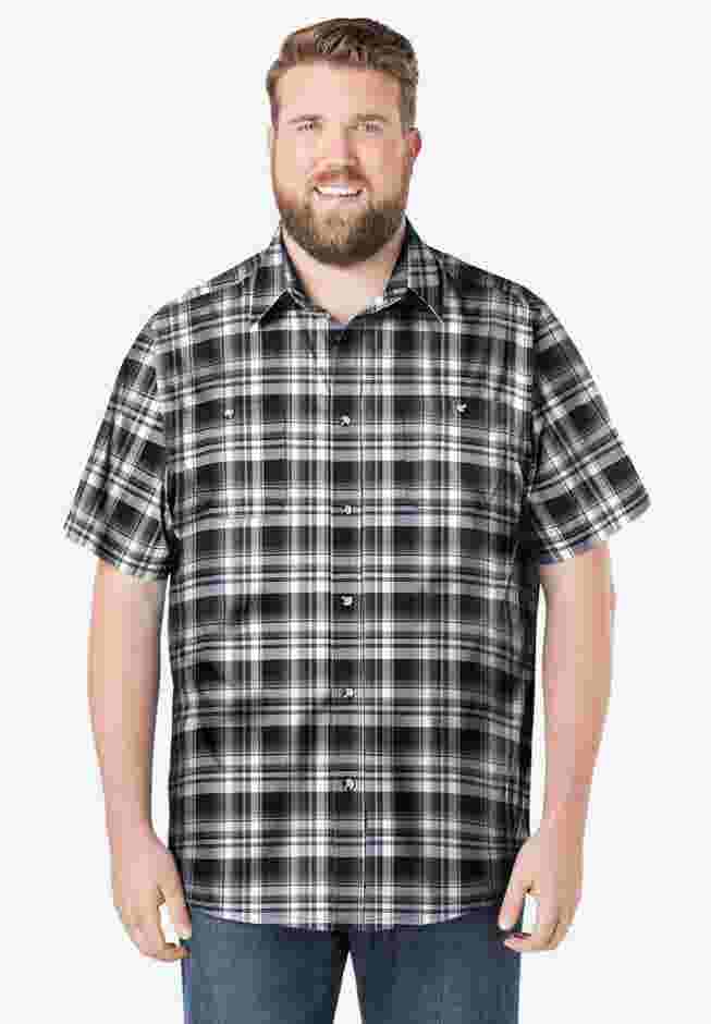 Short-Sleeve Plaid Shirt image number 0