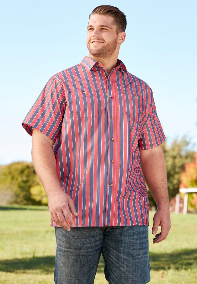 Wrinkle-Resistant Short Sleeve Button Down image number 5
