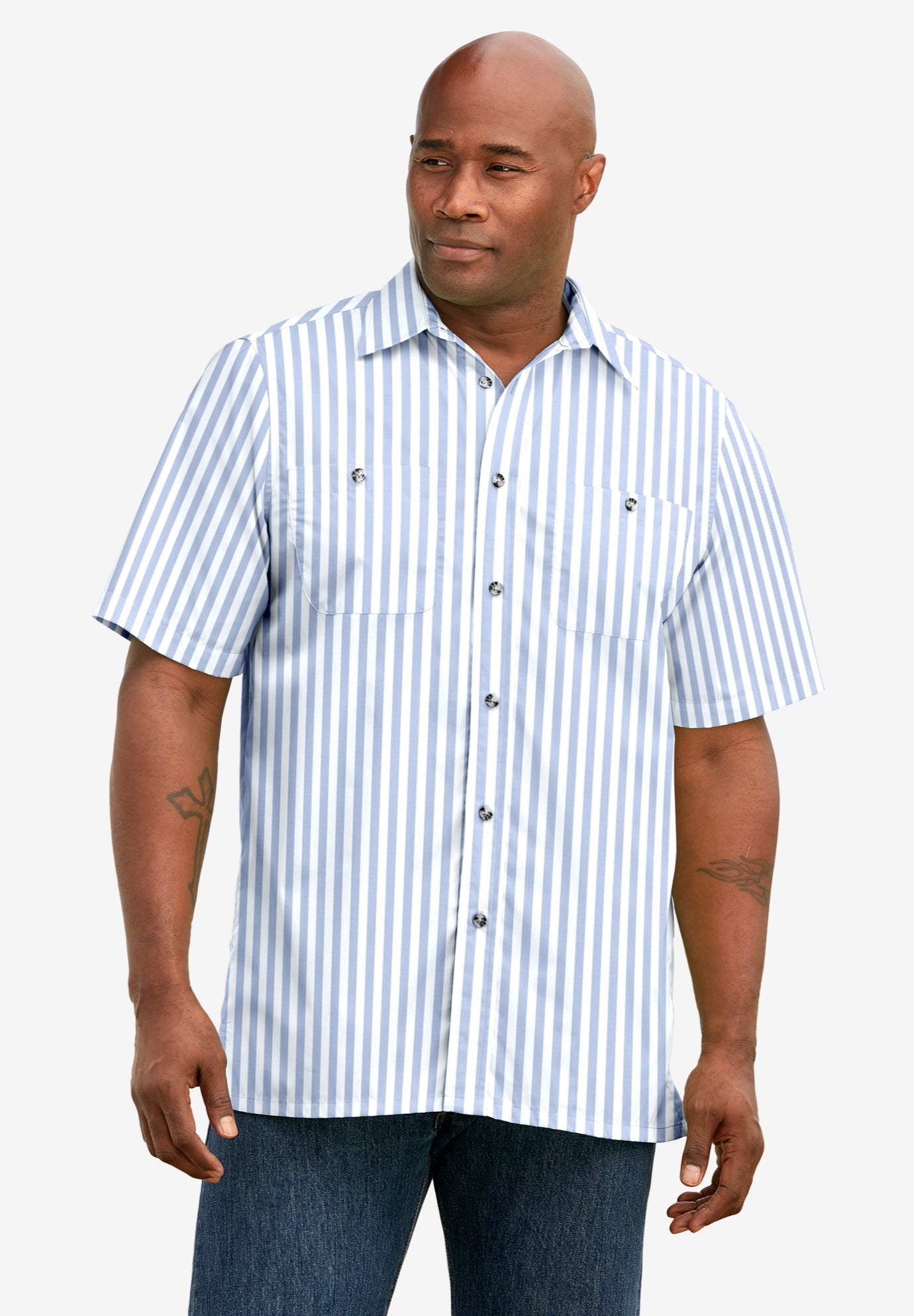 Wrinkle-Resistant Short Sleeve Button Down image number 0