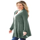 Lightweight Open Front Cardigan Sweater image number null