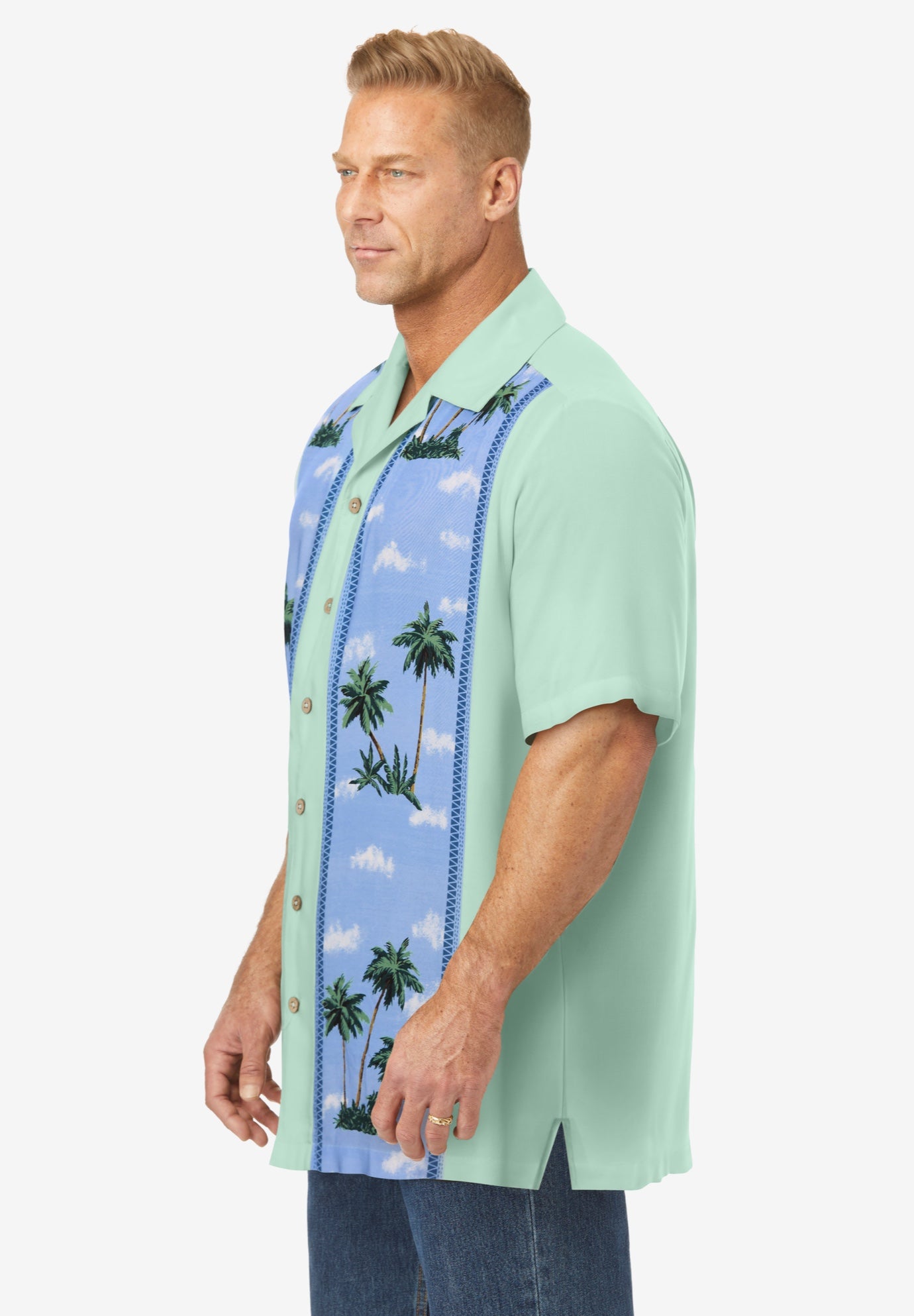 Printed Camp Shirt image number 2