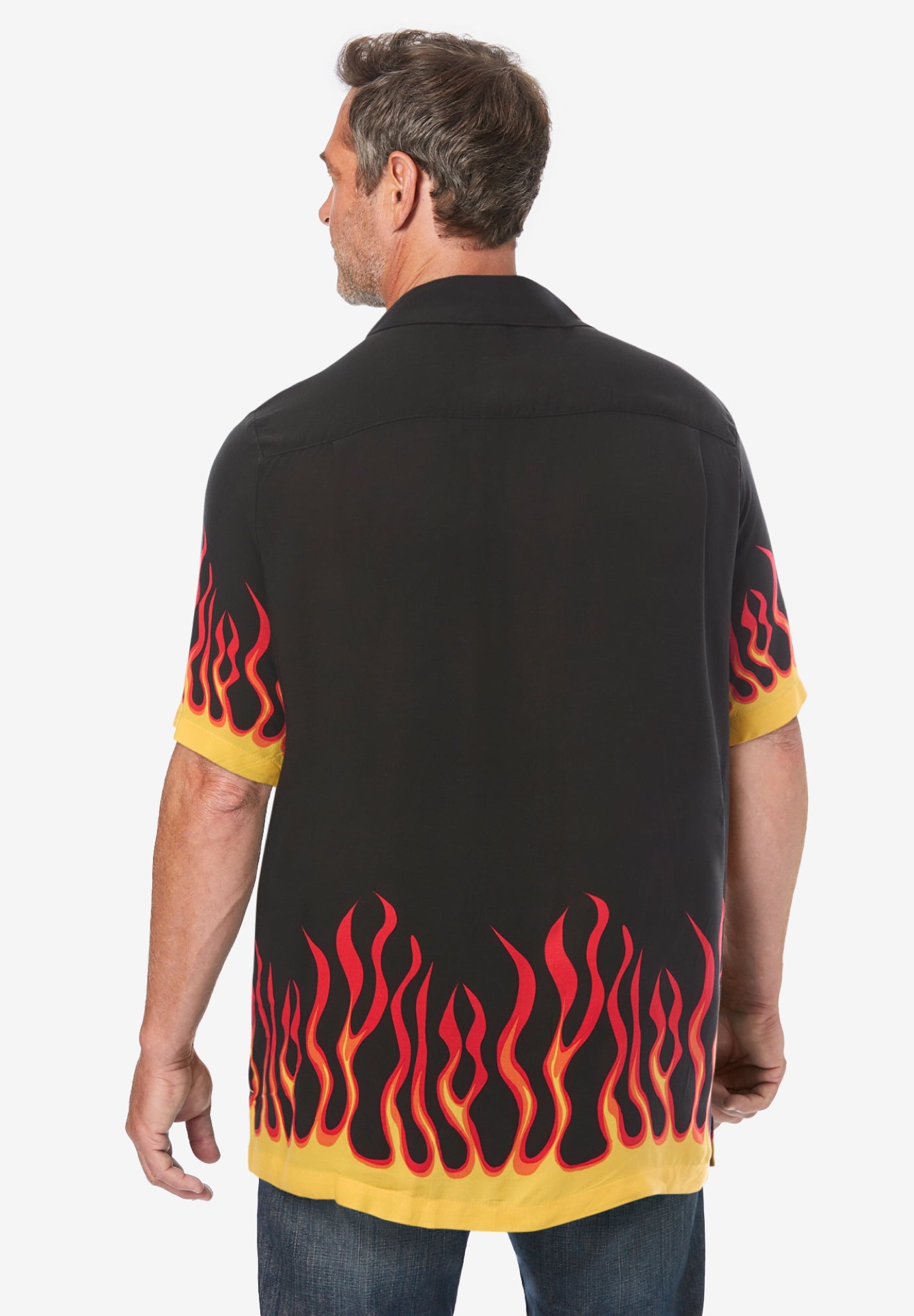 Printed Camp Shirt image number 2
