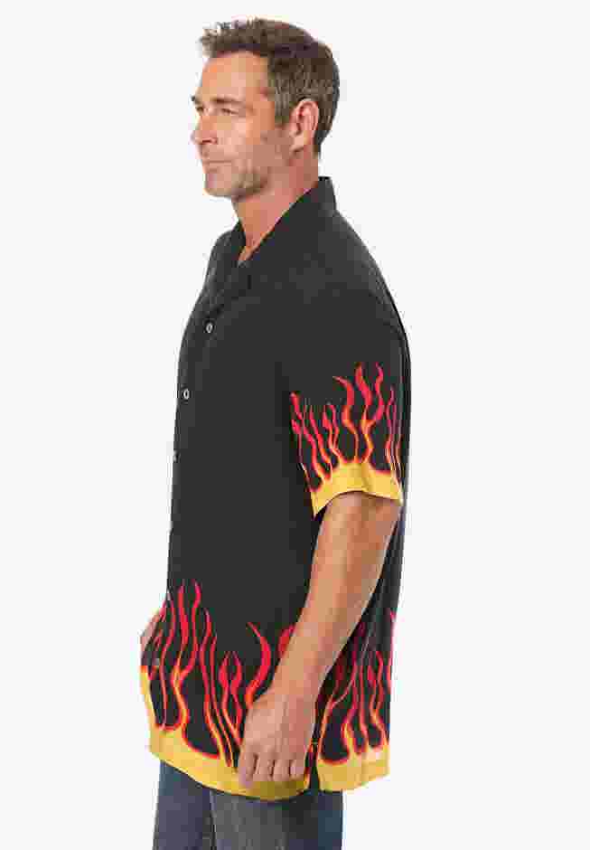 Printed Camp Shirt image number 2