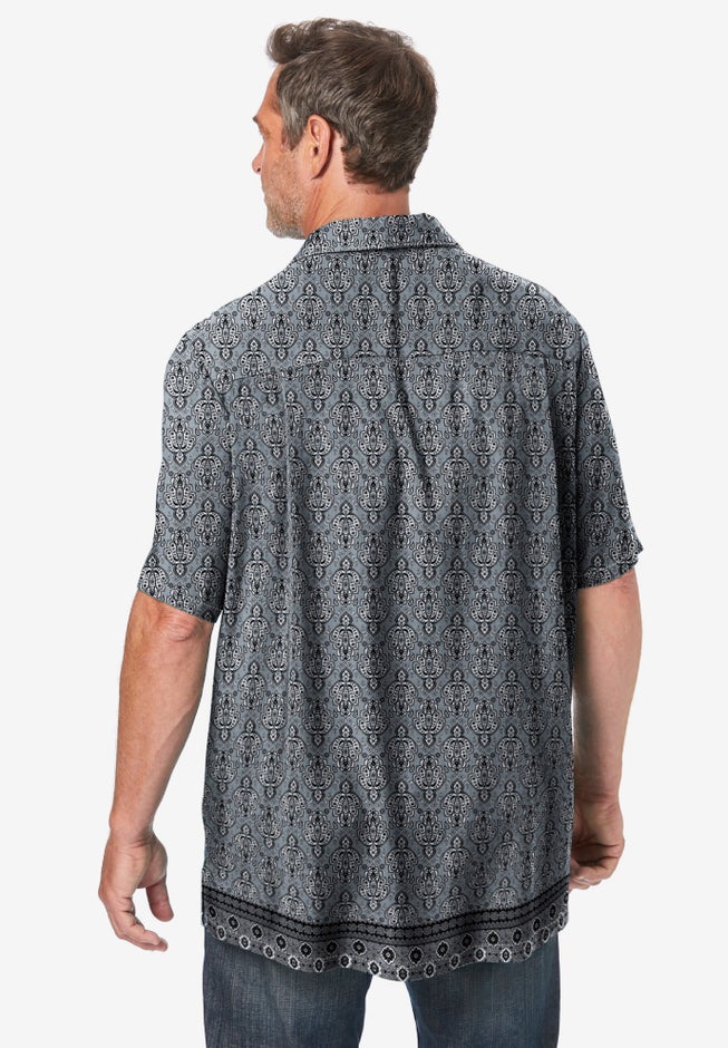 Printed Camp Shirt image number 3