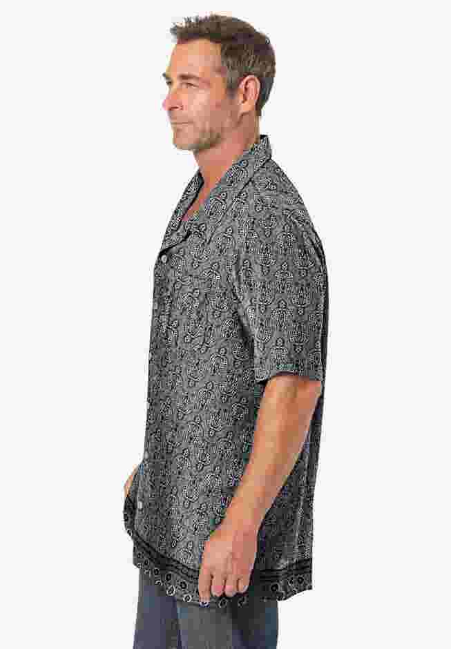 Printed Camp Shirt image number 2