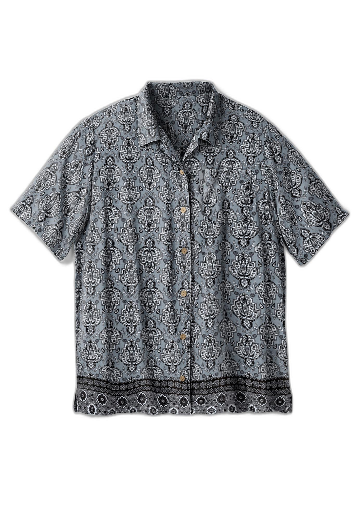 Printed Camp Shirt image number 2