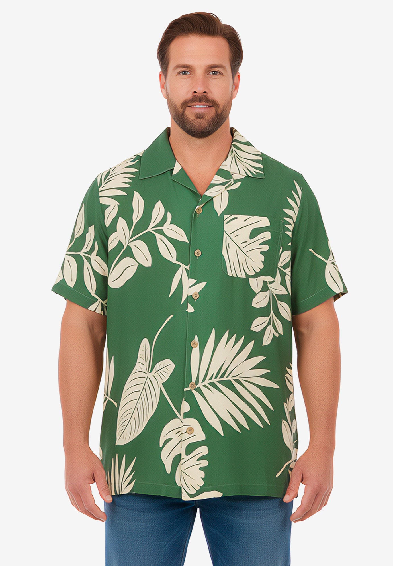 Printed Camp Shirt image number 2