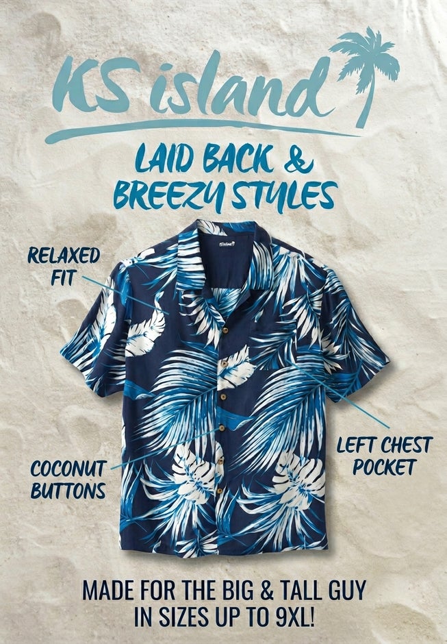 Printed Camp Shirt image number 1