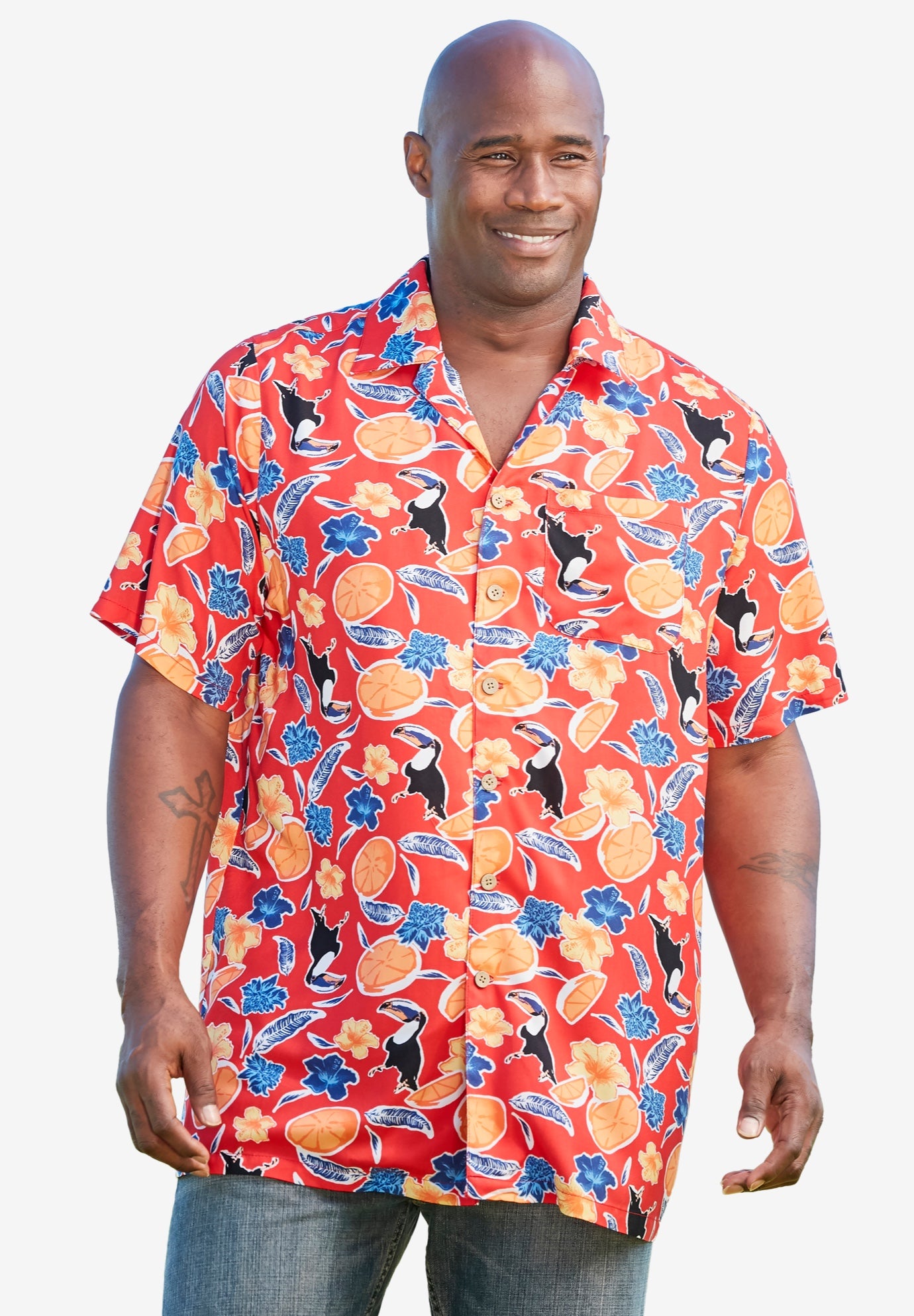 Printed Camp Shirt image number 0