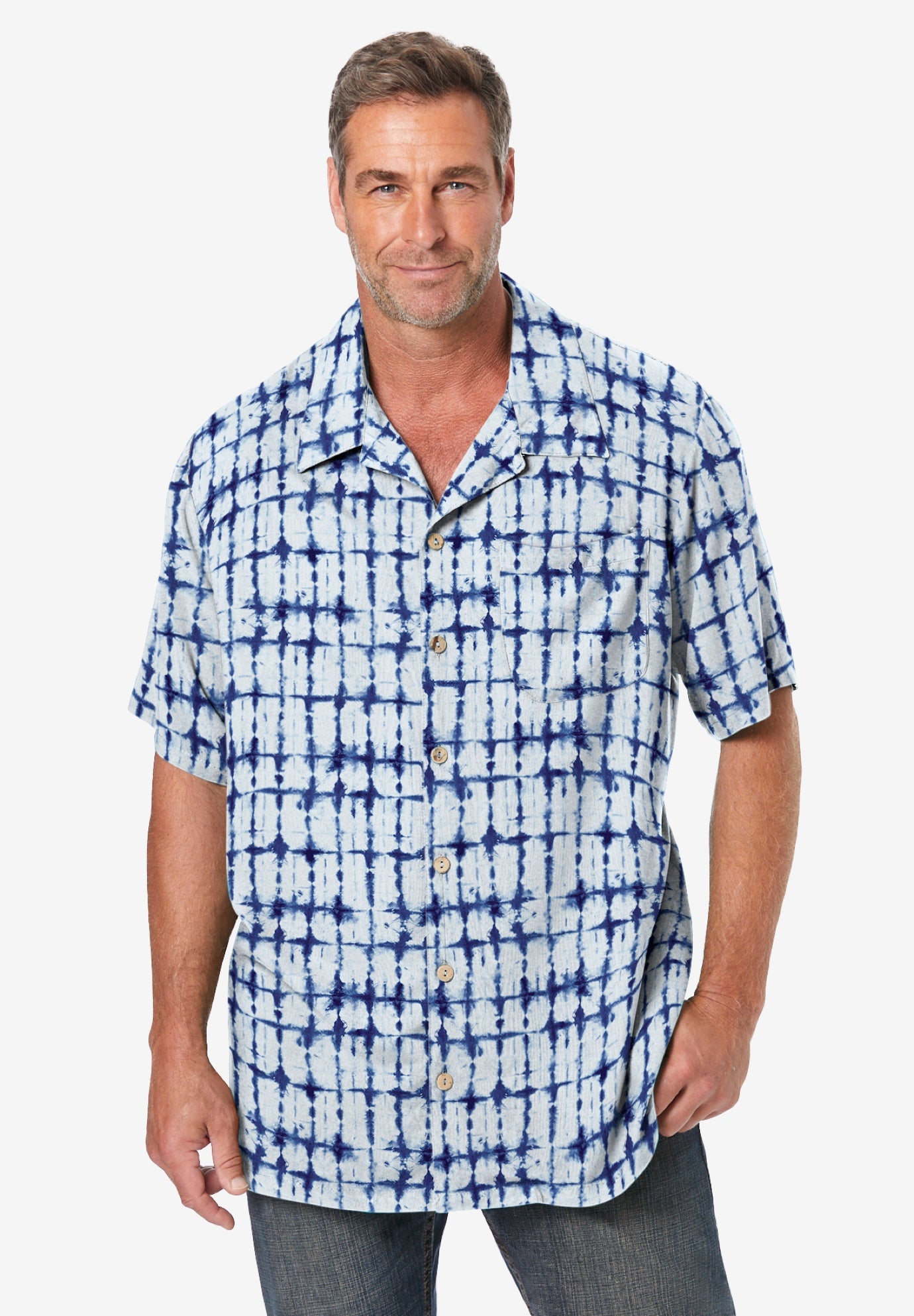 Printed Camp Shirt image number 3