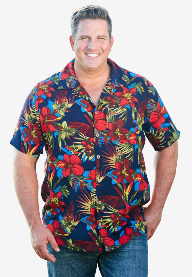 Printed Camp Shirt image number 3