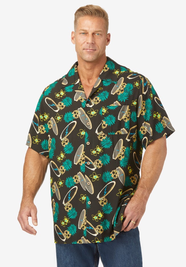 Printed Camp Shirt image number null
