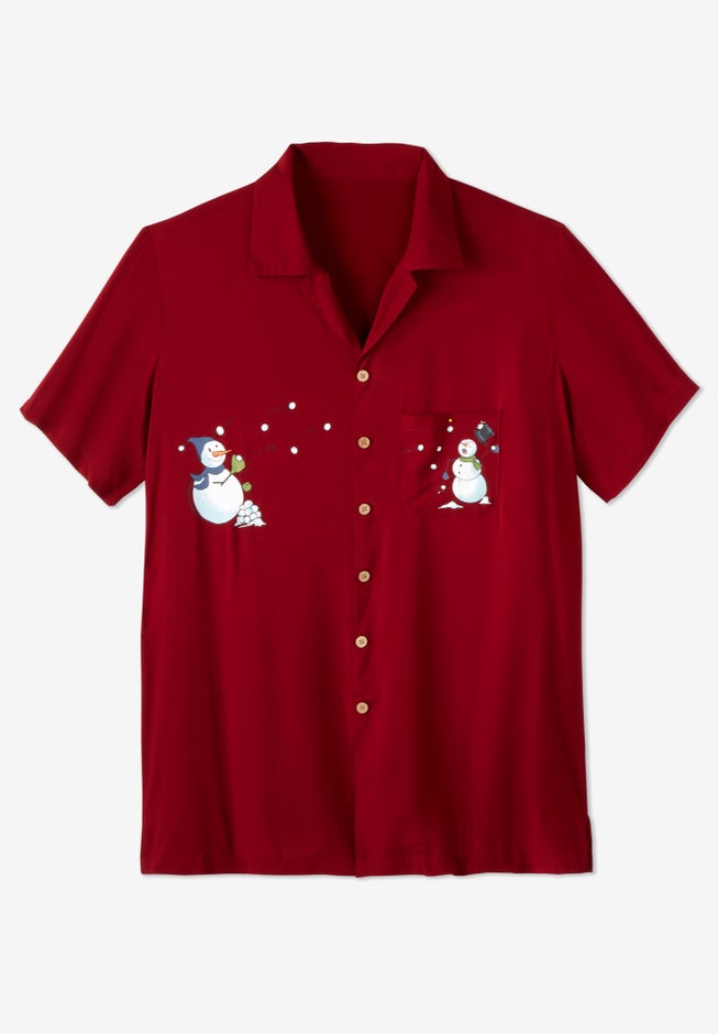 Printed Camp Shirt image number 0