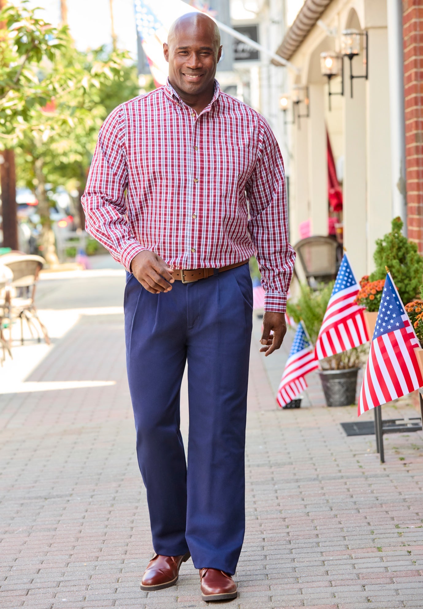 Long Sleeve Wrinkle Free Sport Shirt image number 0