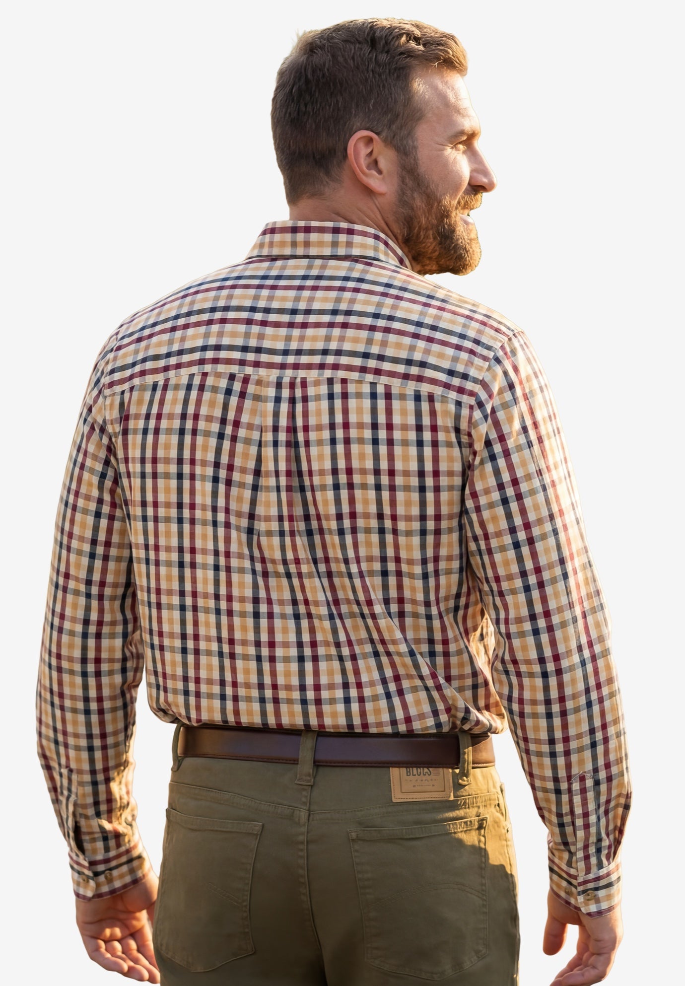 Long Sleeve Wrinkle Free Sport Shirt image number 1