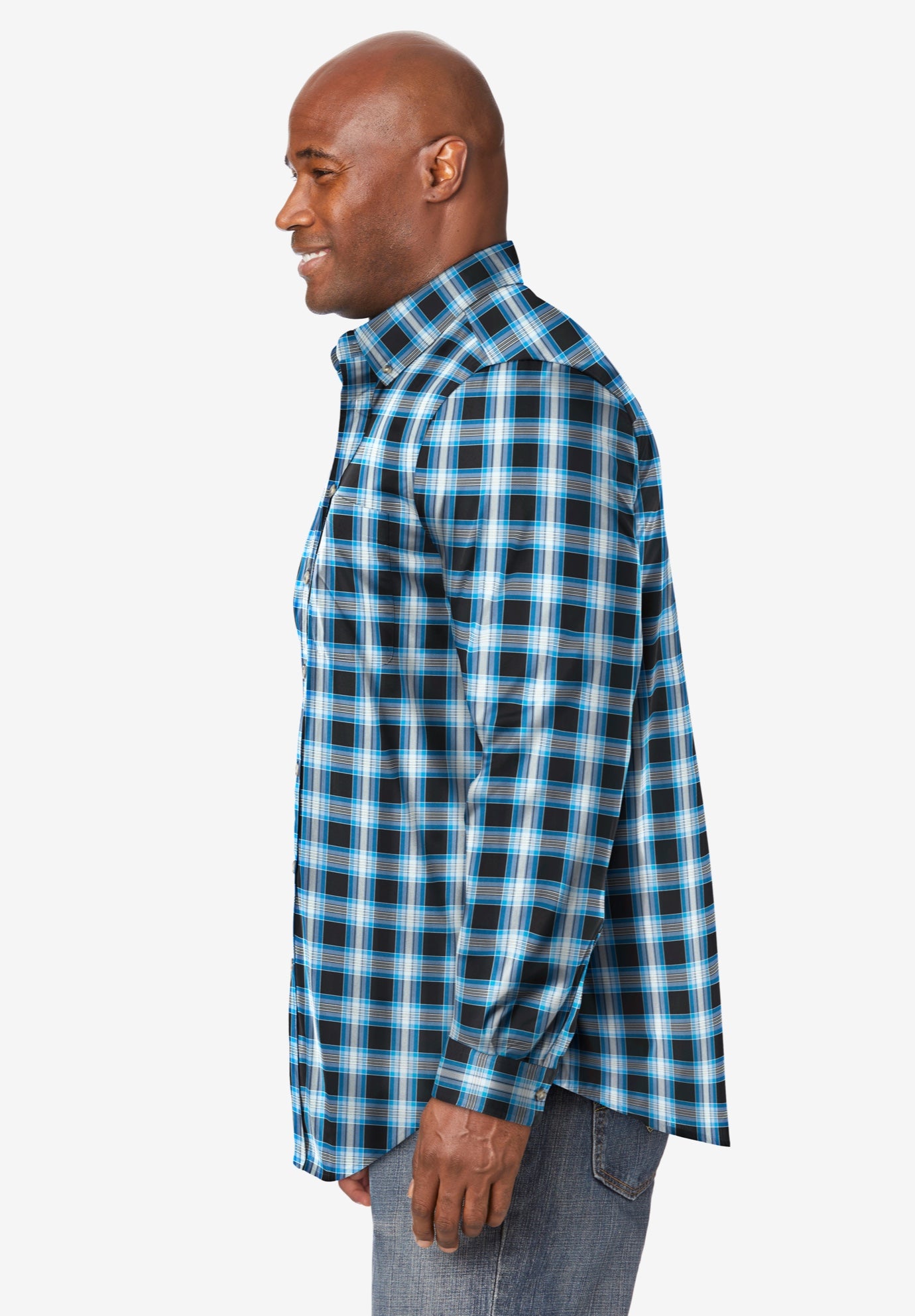 Long Sleeve Wrinkle Free Sport Shirt image number 2