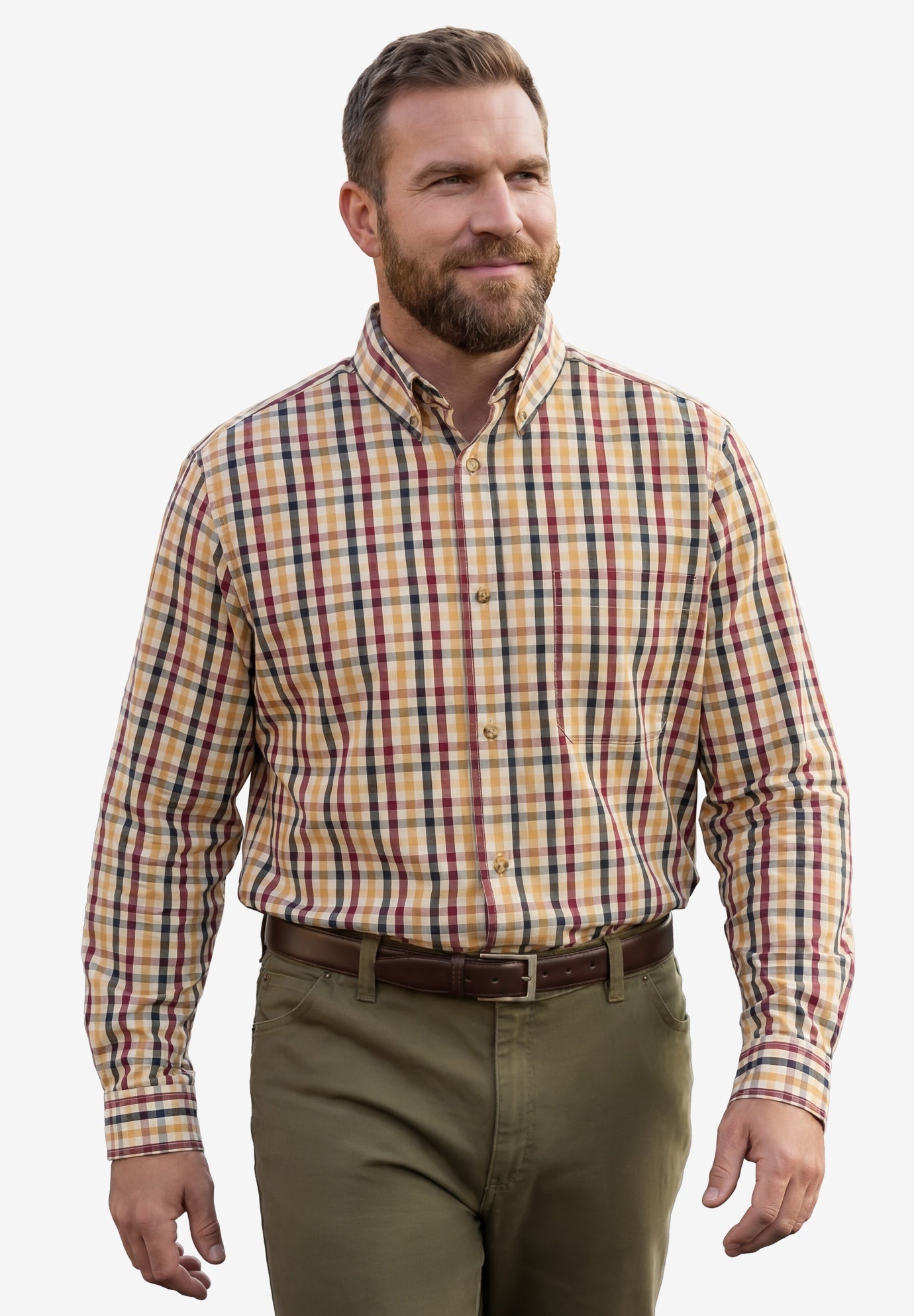 Long Sleeve Wrinkle Free Sport Shirt image number 0