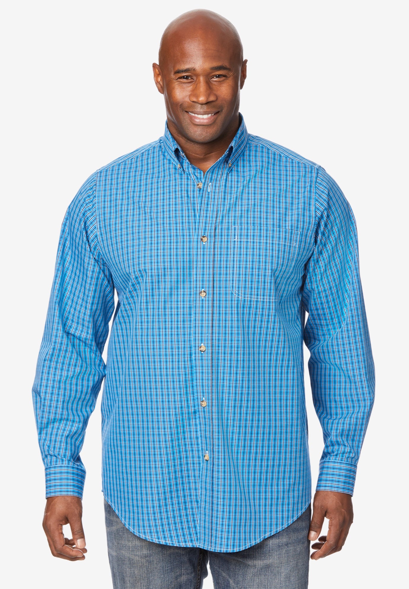Long Sleeve Wrinkle Free Sport Shirt image number 0