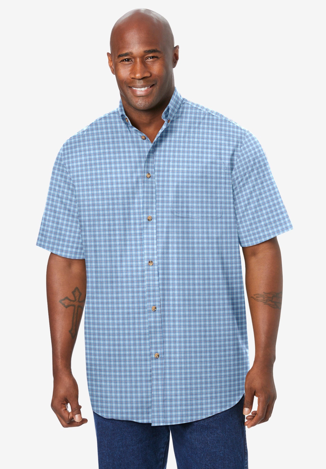 Short Sleeve Wrinkle-Free Sport Shirt image number 3