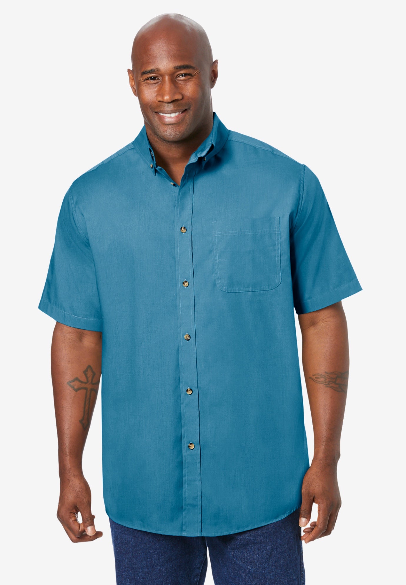 Short Sleeve Wrinkle-Free Sport Shirt image number 3