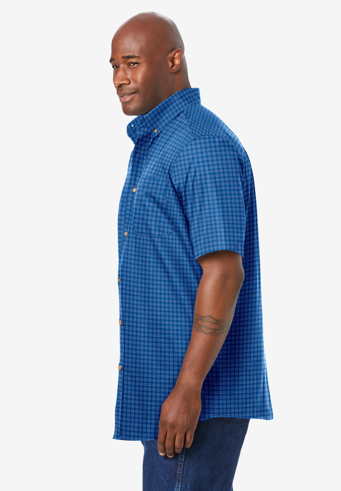 Short Sleeve Wrinkle-Free Sport Shirt image number 2