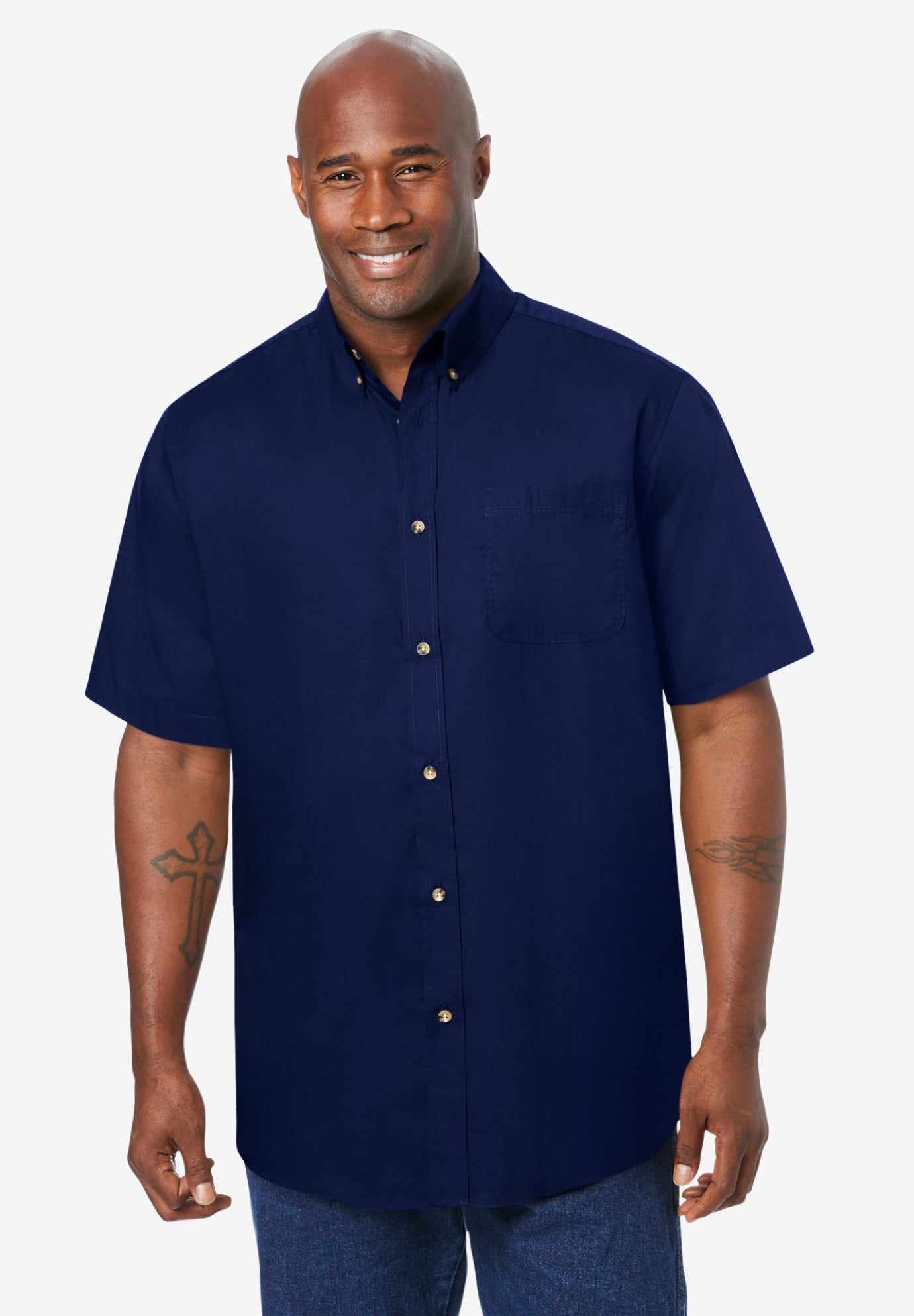 Short Sleeve Wrinkle-Free Sport Shirt image number 3