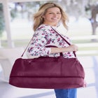 Large Weekender with Zip Off Bottom image number null