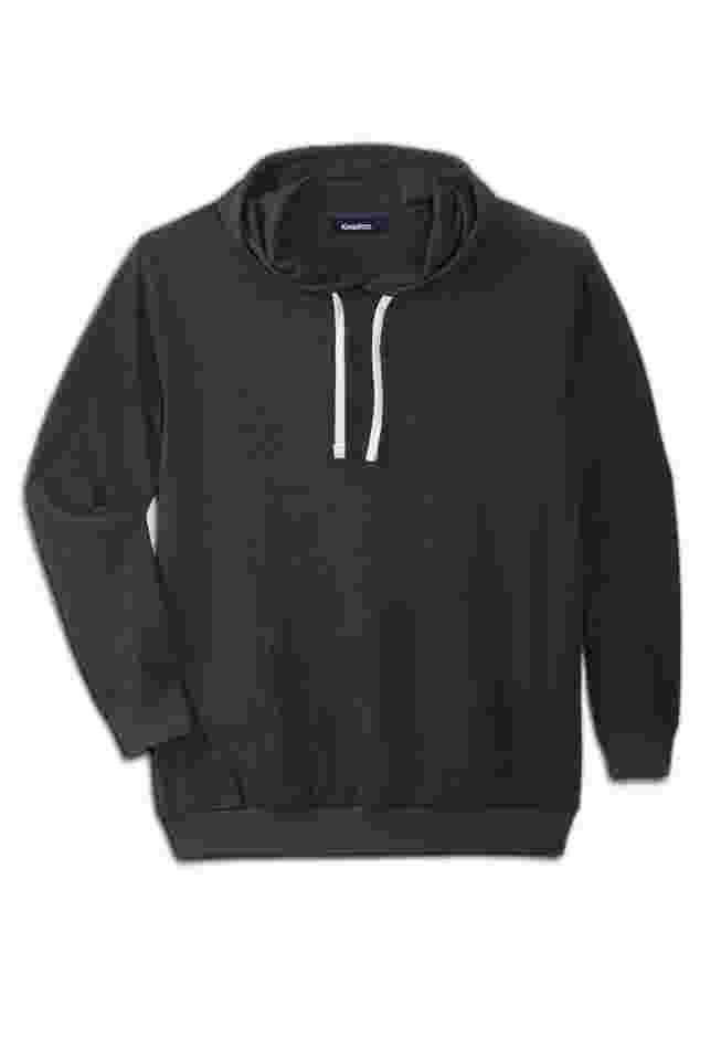 Waffle-Knit Thermal Hoodie image number 3