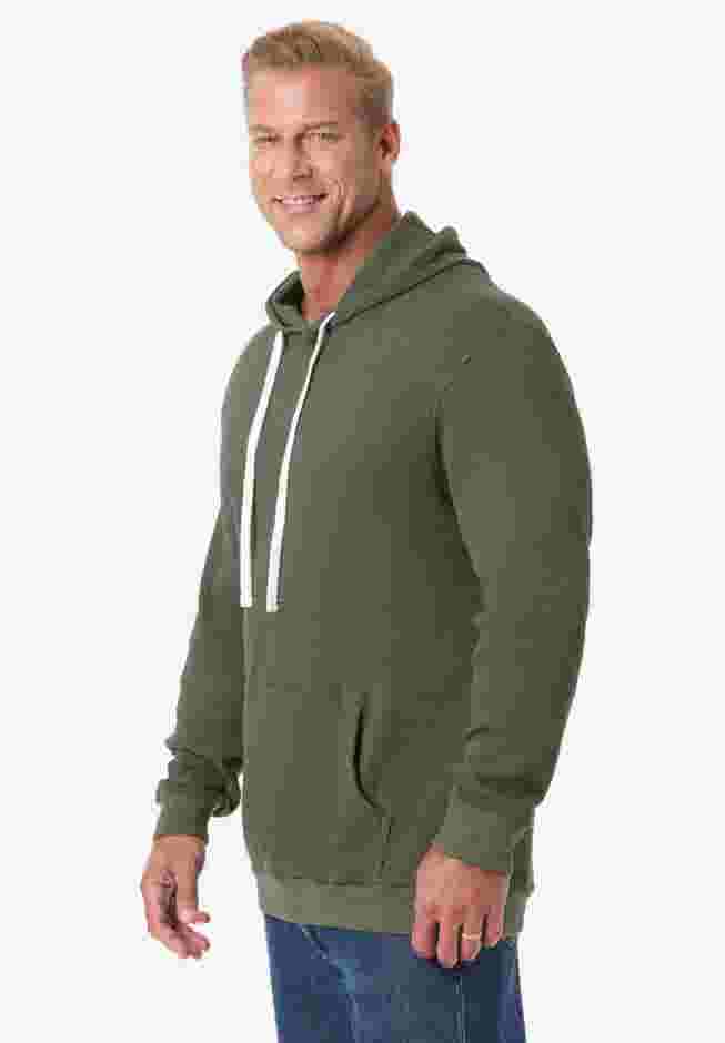 Waffle-Knit Thermal Hoodie image number 2