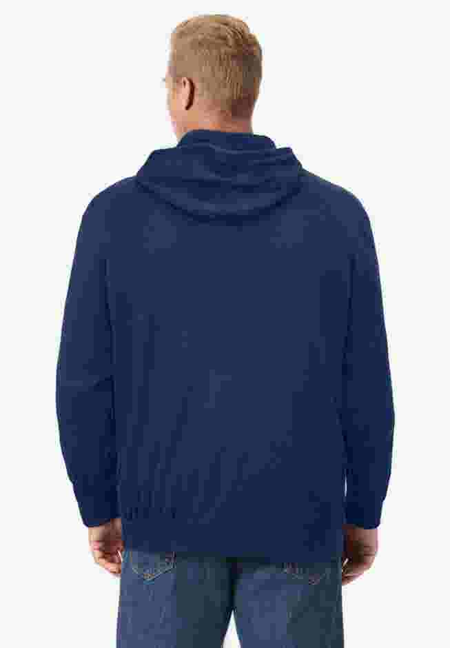 Waffle-Knit Thermal Hoodie image number 1