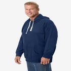 Waffle-Knit Thermal Hoodie image number null