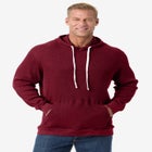 Waffle-Knit Thermal Hoodie image number null