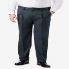 Classic Fit Wrinkle-Free Expandable Waist Pleat Front Pants image number null