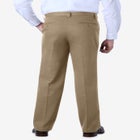 Relaxed Fit Wrinkle-Free Expandable Waist Plain Front Pants image number null